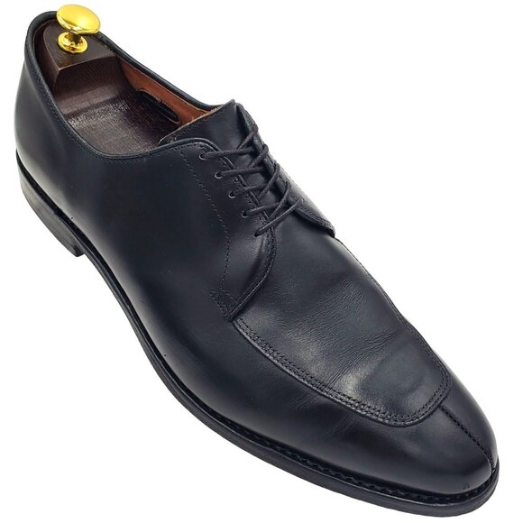 Allen Edmonds Delray Men's size 12 Black Leather Split Toe Oxford Dress Shoes - Picture 1 of 10